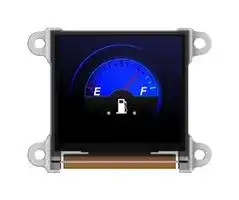 UOLED-128G2-AR: Graphic OLED, 128 x 128 Pixels, RGB, 5V, UART, TTL, 45.5mm x 36mm, -30 °C