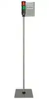 64919105: Tripod, Signal Indicator, Stainless Steel, Tube Mounting, 25 mm x 1.51 m, KombiSIGN 72 Series
