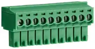 CTBP92HD/10: Pluggable Terminal Block, 3.5 mm, 10 Ways, 28 AWG, 16 AWG, 1 mm², Clamp
