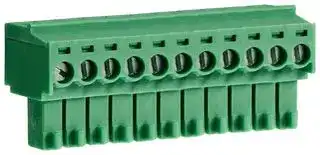 CTBP92HD/11: Pluggable Terminal Block, 3.5 mm, 11 Ways, 28 AWG, 16 AWG, 1 mm², Clamp