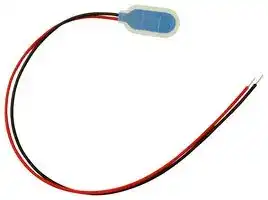 FC6830: Battery Holder, Strap, Wire Lead, PP3 (9V), 1 Battery, Nickel Plated Contacts