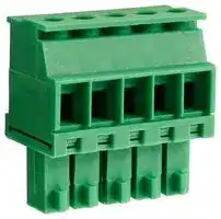 CTBP92VD/5S: Pluggable Terminal Block, 3.5 mm, 5 Ways, 28 AWG, 16 AWG, 1 mm², Clamp