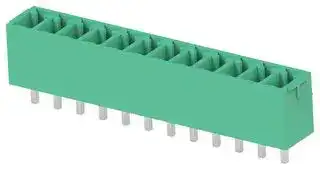 1-2842502-2: Terminal Block, 1Row, Green, Header, 3.81 mm, 12 Ways, 8 A, 300 V, Through Hole Vertical
