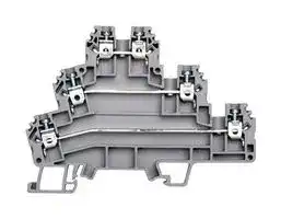 PUK-3: DIN Rail Mount Terminal Block, 6 Ways, 24 AWG, 12 AWG, 4 mm², Screw, 24 A
