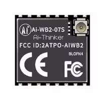 AI-WB2-07S: Wireless LAN Module, 2.4835GHz, ADC/DAC/GPIO/I2C/IR Remote/PWM/PIR/SDIO/SPI/UART, Internet of Things