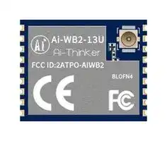 AI-WB2-13U: Wireless LAN Module, 2.4835GHz, ADC/DAC/GPIO/I2C/IR Remote/PWM/PIR/SDIO/SPI/UART, Internet of Things