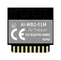 AI-WB2-01M: Wireless LAN Module, 2.4835GHz, ADC/DAC/GPIO/I2C/IR Remote/PWM/PIR/SDIO/SPI/UART, Internet of Things