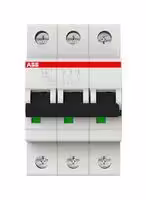 2CDS273001R0065: Thermal Magnetic Circuit Breaker, MCB, 3P, 25 kA, 230 V, 6 A