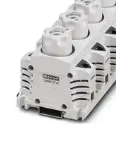 3048373: Fused Terminal Block, 2 Ways, 35 mm², Screw, 25 A