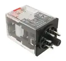 MKS2PIN 110VAC: Power Relay, DPDT, 110 VAC,10 A, MK-S Series, Socket, Non Latching