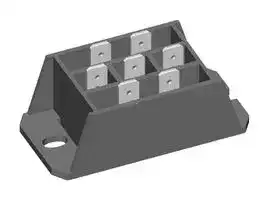 VUO50-12NO3: Bridge Rectifier, Three Phase, 1.2 kV, 60 A, Module, 7 Pins, 1.32 V