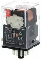 MKS3P  DC24: Power Relay, 3PDT, 24 VDC, 10 A, MK-S Series, Socket, Non Latching