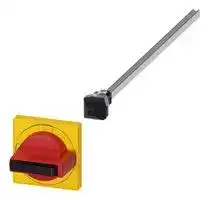 3KD9115-2: Rotary Operating Mechanism, Door-Coupling, Red/Yellow, 3KD Series Switch Disconnector