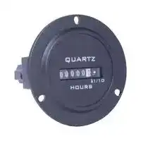 LD13F1: Panel Mount Timer, Round Bezel, 10 VDC, 80 VDC