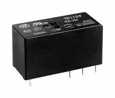 HF115F/012-1ZS3A: Power Relay, Miniature, SPDT, 12 VDC, 16 A, HF115F Series, Through Hole, Non Latching