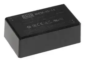 MPM-45-12: AC/DC PCB Mount Power Supply (PSU), 113 to 370VDC, ITE & Medical, 1 Output, 45 W, 12 VDC, 3.75 A