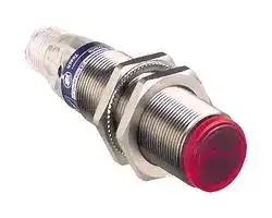 XUB2BPBNM12R: Photoelectric Sensor, XUB Series, Osiris, Through-Beam, 15m, PNP / SPST-NC, 12-24Vdc, M12 Connector