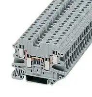 XBUT4D22: DIN Rail Mount Terminal Block, 4 Ways, 26 AWG, 10 AWG, 4 mm², Screw, 39 A