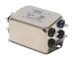 FN355-20-06: Power Line Filter, General Purpose, 440 VAC, 20 A, Three Phase, 1 Stage, Chassis Mount