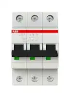 2CDS273001R0204: Thermal Magnetic Circuit Breaker, MCB, 3P, 25 kA, 230 V, 20 A