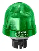 8WD5350-0CC: Visual Signal Indicator, Green, Flashing, 230 VAC, IP65, 75 mm, 66 mm
