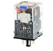 MKS3PI  DC24: Power Relay, 3PDT, 24 VDC, 10 A, MK-S Series, Socket, Non Latching