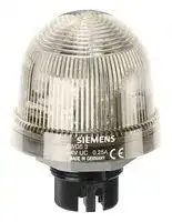 8WD5340-0CE: Visual Signal Indicator, Transparent, Flashing, 115 VAC, IP65, 75 mm, 66 mm