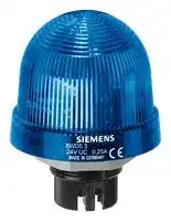8WD5340-0CF: Visual Signal Indicator, Blue, Flashing, 115 VAC, IP65, 75 mm, 66 mm