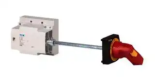NZM3-XSR-L: Assembly Kit, Main Switch, Left Side, Red, NZM3 Series Molded Case Circuit Breakers