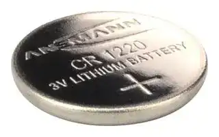 5020062.: Battery, 3 V, 1220, Lithium Manganese Dioxide, 38 mAh, Pressure Contact, 1