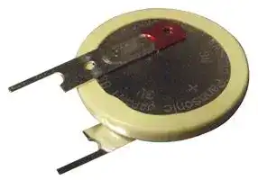 BR-2032/VCN: Battery, 3 V, 2032, Lithium Poly Carbon Monofluoride, 190 mAh, PCB Pins, 1