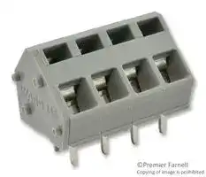 0236-0404: TERMINAL BLOCK, PCB, 4 POSITION, 28-12AWG