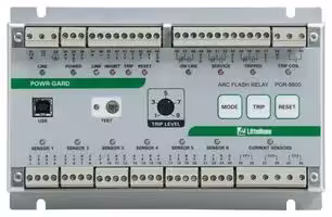 PGR-8800-00: Safety Relay, Arc-Flash Monitoring, 3PDT, SPST-NO, PGR-8800 Series, DIN Rail, Screw
