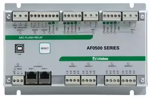 AF0500-00: Safety Relay, Arc-Flash Monitoring, 3PDT, SPST-NO, AF0500 Series, DIN Rail, 750 mA, Screw