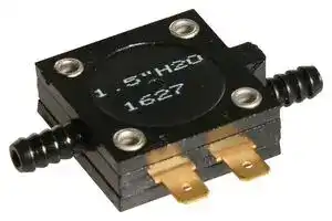 PSF100A-1.5: Pressure Switch, Dual Radial Barbed, 0.054 psi, SPST-NO, 30 V
