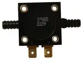 PSF100A-3.0: Pressure Switch, Dual Radial Barbed, 0.108 psi, SPST-NO, 30 V