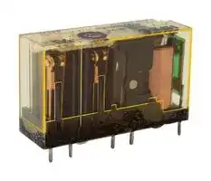 RF1V-3A1B-D24: Safety Relay, 24 VDC, 3PST-NO, SPST-NC, RF1V Series, Through Hole, 6 A, Solder
