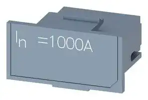 3VW9011-0AA57: Rating Plug, 1 kA, 3WL10/3VA27 Series Circuit Breakers