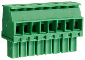 CTBP92VD/8R: Pluggable Terminal Block, Reversed, 3.5 mm, 8 Ways, Screw
