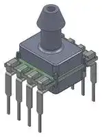 ELVH-005G-HAND-C-P2A4: Pressure Sensor, 5 psi, I2C Digital, Gauge, 3.3 VDC, Single Axial Barbed, 3.1 mA