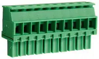 CTBP92VD/10R: Pluggable Terminal Block, Reversed, 3.5 mm, 10 Ways, Screw