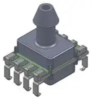 ELVH-001G-HANJ-C-NAA5: Pressure Sensor, 1 psi, Analogue, Gauge, 5 VDC, Single Axial Barbed, 2.7 mA