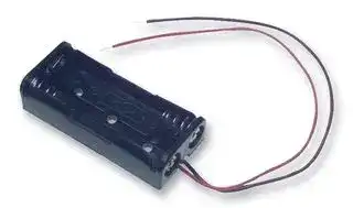 2463: Battery Holder, AA x 2, Wire Leads