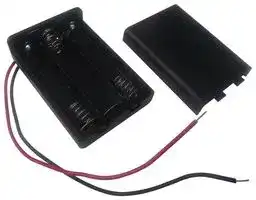 2484: Battery Box, AAA x 3, Wire Leads