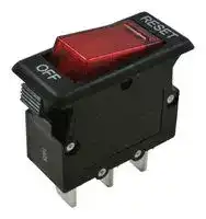 W51-A122B1-15: CIRCUIT BREAKER, THERMAL, 1P, 250V, 15A