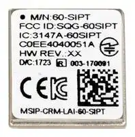 ST60-SIPT: Wireless LAN Module, 60-SIPT series, 2.4 GHz, SDIO, UART, Industrial, Medical
