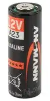 5015182: Battery, Single Cell, 12 V, 23A, Alkaline, 50 mAh, Raised Positive and Flat Negative, 1