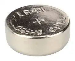 5015332.: Battery, Button Cell, Single Cell, 1.5 V, LR41, Alkaline, 35 mAh, Pressure Contact, 1