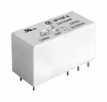 HF115F-A/024-1ZS1AF: Power Relay, Miniature, SPDT, 24 VAC, 12 A, HF115F-A Series, Through Hole, Non Latching