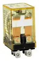 RH2B-UAC220-240V: Power Relay, DPDT, 220 VAC, 10 A, RH Series, Socket, Non Latching